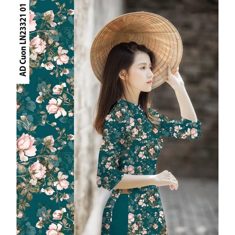 [Freeship đơn từ 0đ] ] Áo dài lụa nhật 👗 FREESHIP 👗 Áo dài chất lụa Nhật in 3d đẹp