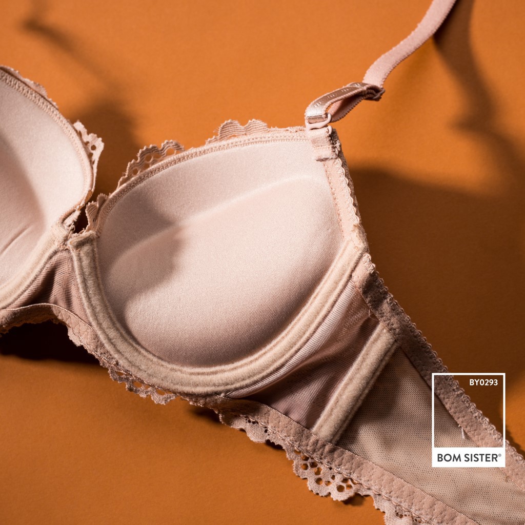 [Mã FARSBRBOM1 giảm 10% đơn 99K] Áo Lót Mút Dày Chất Ren Có Gọng Siêu Nâng BOM SISTER BY029 | BigBuy360 - bigbuy360.vn