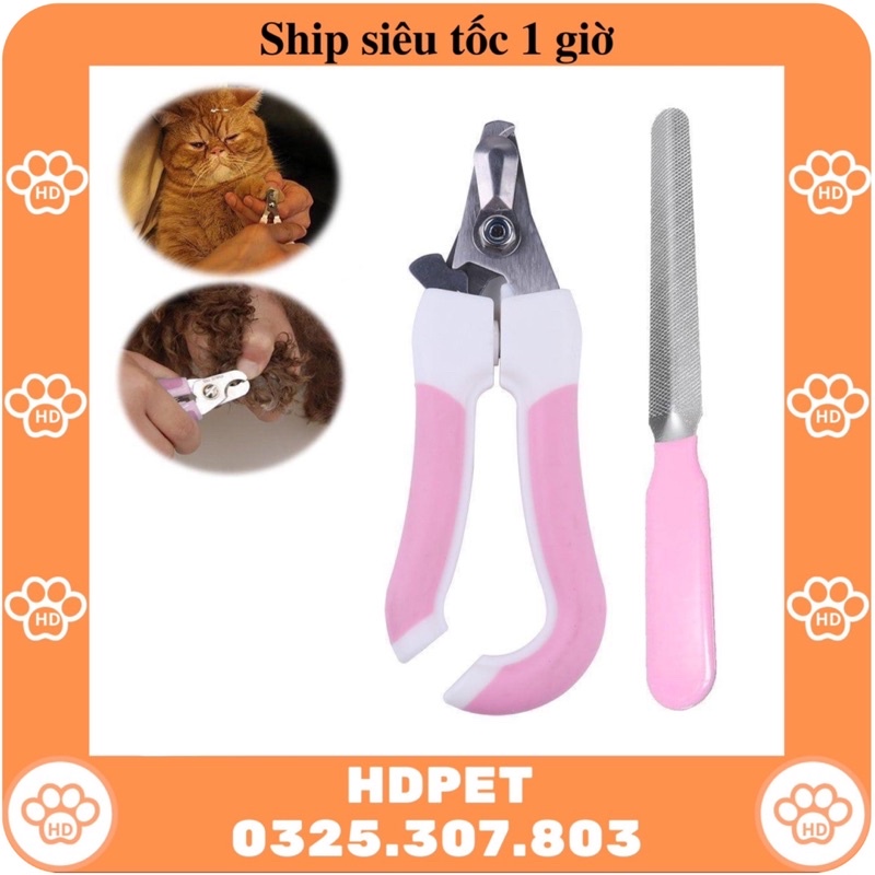 Kìm Cắt Móng Cho Chó Mèo Kèm Dũa Móng