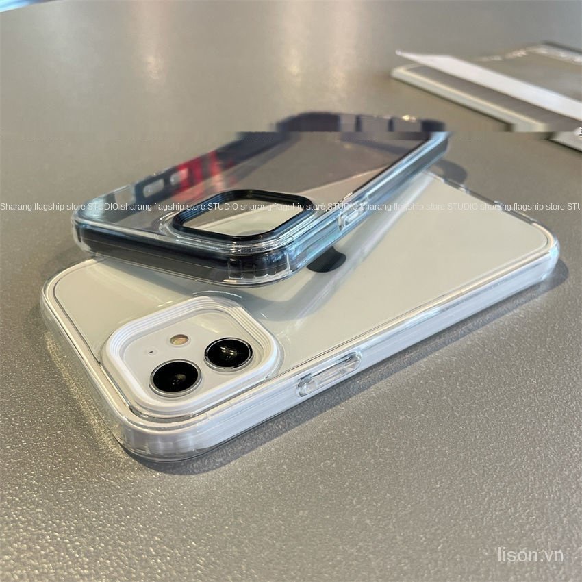 Ốp Điện Thoại Mềm Chống Vỡ Bảo Vệ Camera 2 Trong 1 Màu Trong Suốt Cho IPHONE 11 11 PROMAX X XR 7P 8P | BigBuy360 - bigbuy360.vn
