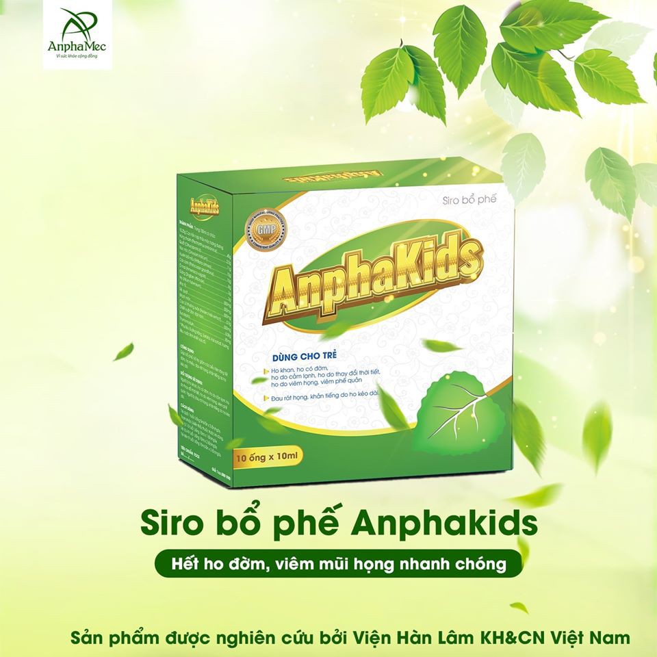 Siro bổ phế Alphakids - Viện Hàn Lâm