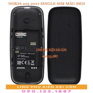ĐIỆN THOẠI NOKIA 105 2017 SINGLE SIM MÀU ĐEN