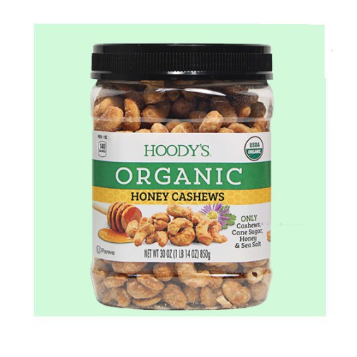 Hạt Điều Mật Ong Hữu Cơ hiệu Hoody’s 850g