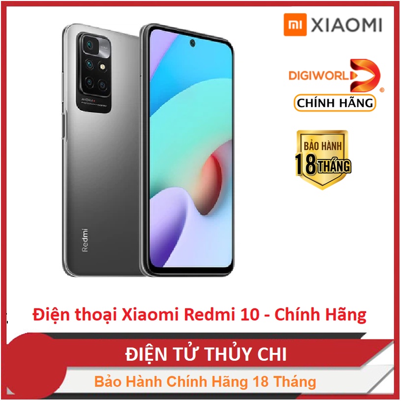 [Mã 11ELSALE1 hoàn 7% đơn 300K] Điện thoại Xiaomi Redmi 10 - Hàng Chính Hãng Digiworld Mới 100% !