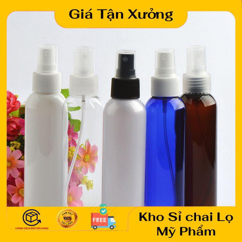 Chai Xịt Phun Sương ❤ TRÙM SỈ ❤ Chai nhựa pet trong xịt phun sương 150ml,200ml,250ml chiết mỹ phẩm , phụ kiện du lịch