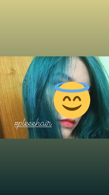 Thuốc nhuộm tóc màu XANH TIÊN CÁ +tặng oxy trợ dưỡng và găng tay | BigBuy360 - bigbuy360.vn