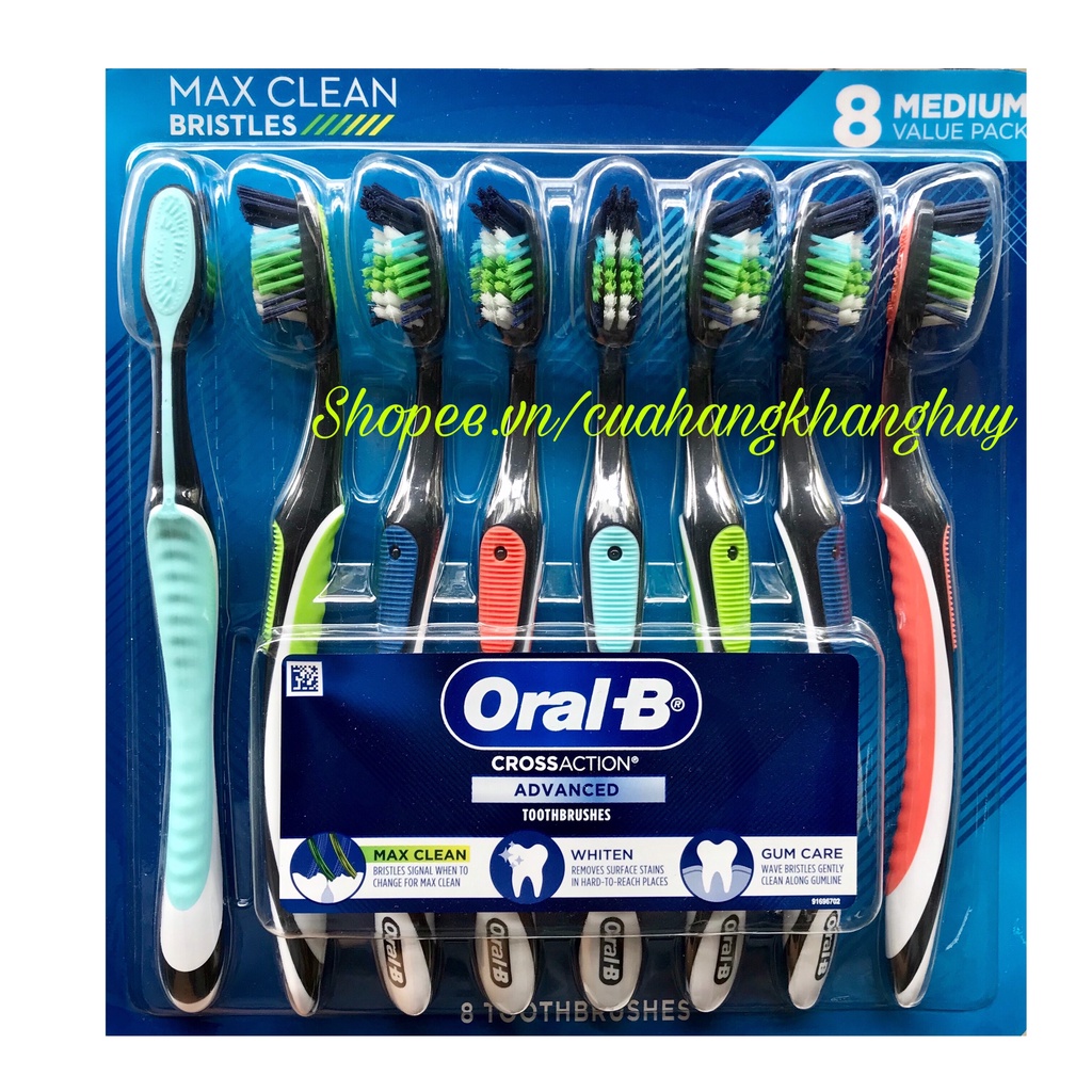 Bàn chải đánh răng Oral-B CrossAction Advanced (Mỹ)