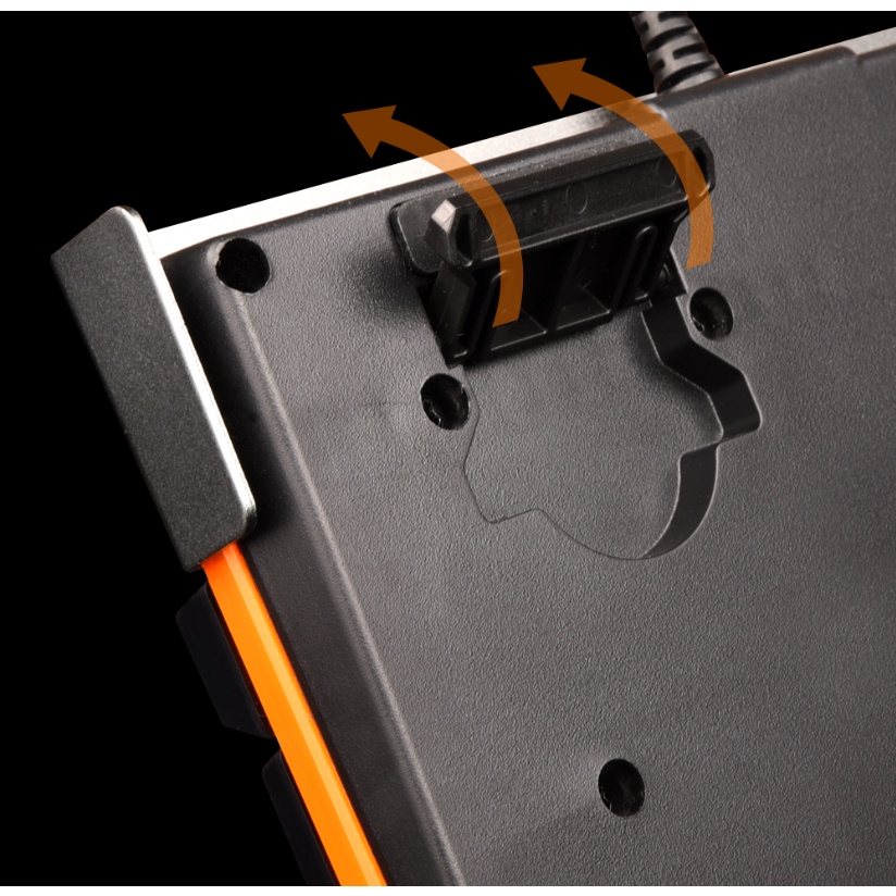 Bàn phím giả cơ JKEY SWOLF BLAZE 6 PK830 có led chống nước, chống va đập, có kê tay, bảo hành 12 tháng