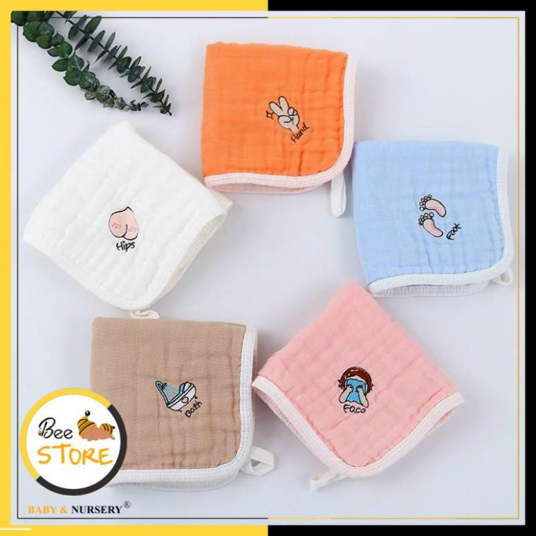 Set 5 khăn sữa sợi tre siêu mềm, Khăn xô đa năng cao cấp cho bé