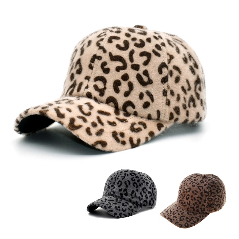 Mũ Lưỡi Trai Họa Tiết Da Báo Cá Tính Cho Nữ