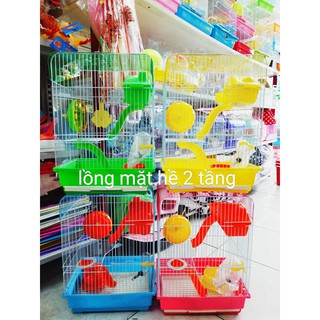 lồng mặt hề 2 tầng cho hamster và sóc