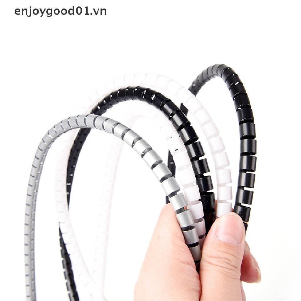 Cuộn Dây Quấn Bảo Vệ Dây Cáp Hình Xoắn Ốc Dài 1M 8mm