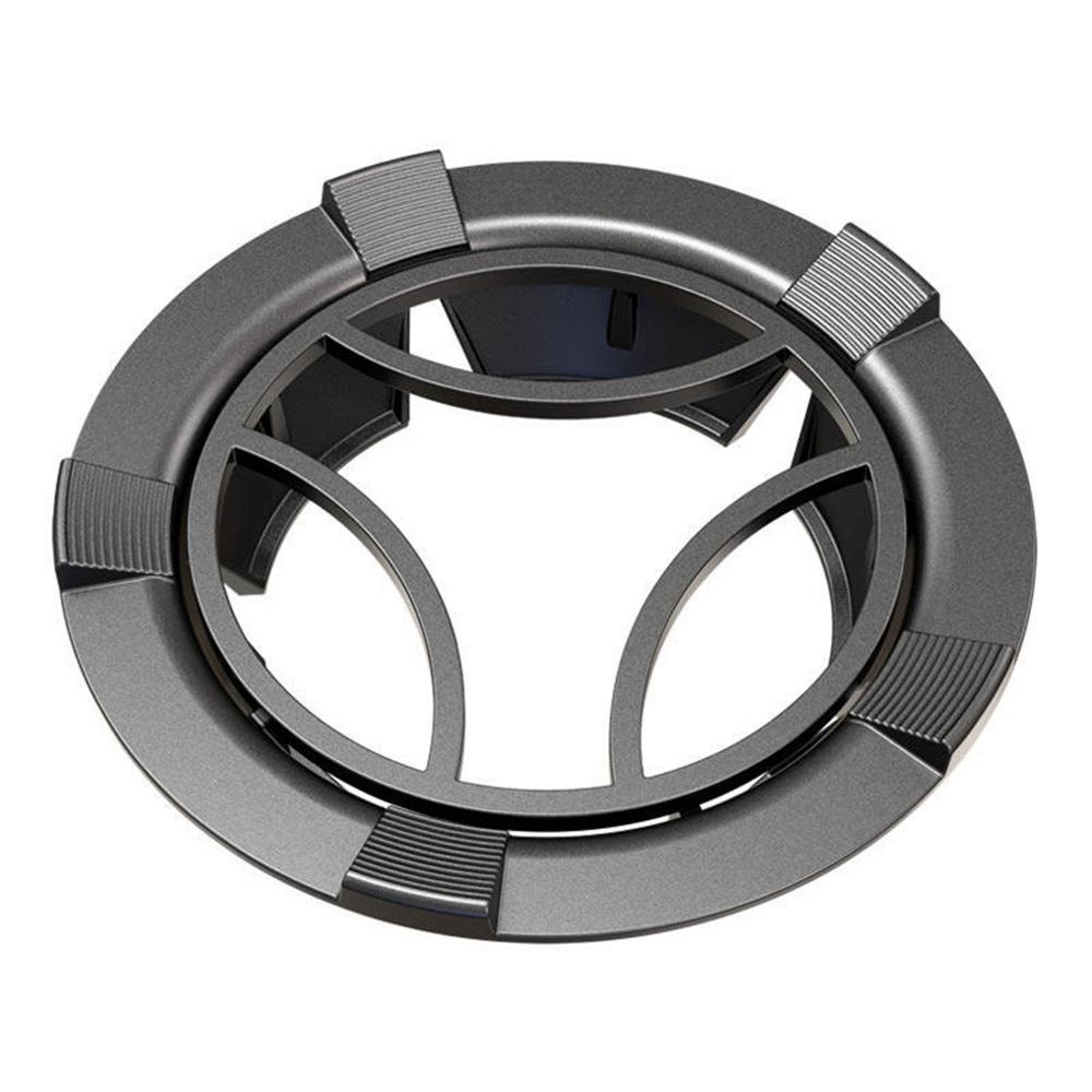 YIYU Giá Đỡ Đĩa Nấu Ăn Tiết Kiệm Năng Lượng Màu Đen