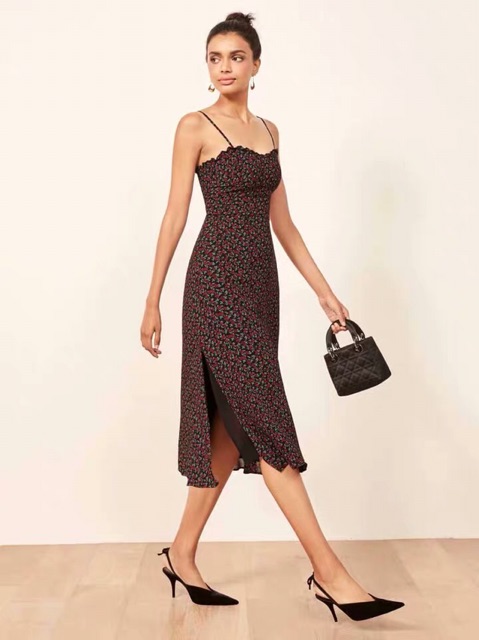 Váy 2 dây dáng dài