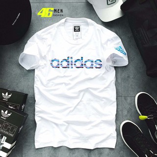 Áo thun nam cổ tròn in logo chữ trước ngực cực đẹp MFR005