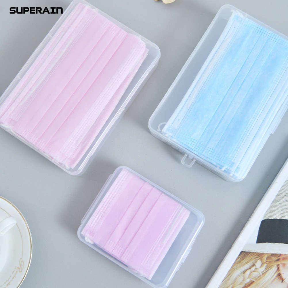 Hộp Nhựa Đựng Khẩu Trang Chống Bụi Super1 Ốp
