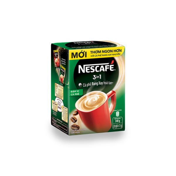 Combo 4 hộp cafe NESCAFÉ:Đen đá(240g/hộp)+sữa đá (240g/hộp)+2 rang xay hòa tan đậm vị cafe &amp;đậm đà hài hòa(340g/hộp)