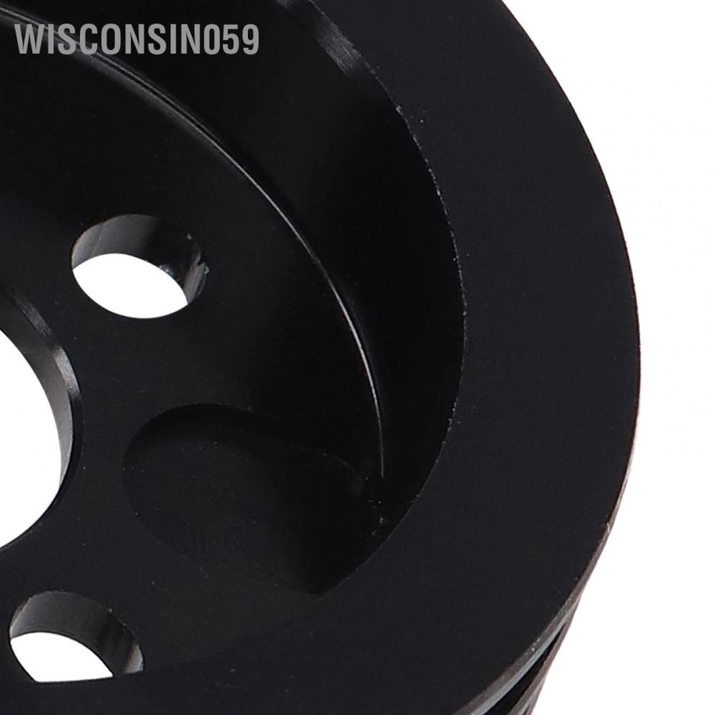 Wisconsin059 2 Groove Pulley Aluminum Alloy Motor Shaft Fixed Bore Hub Mount Winch Wheel 5407‑0016‑0001 48mm