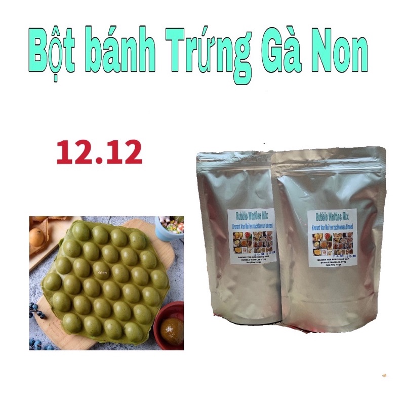 Bột làm bánh trứng gà non ( Matcha )