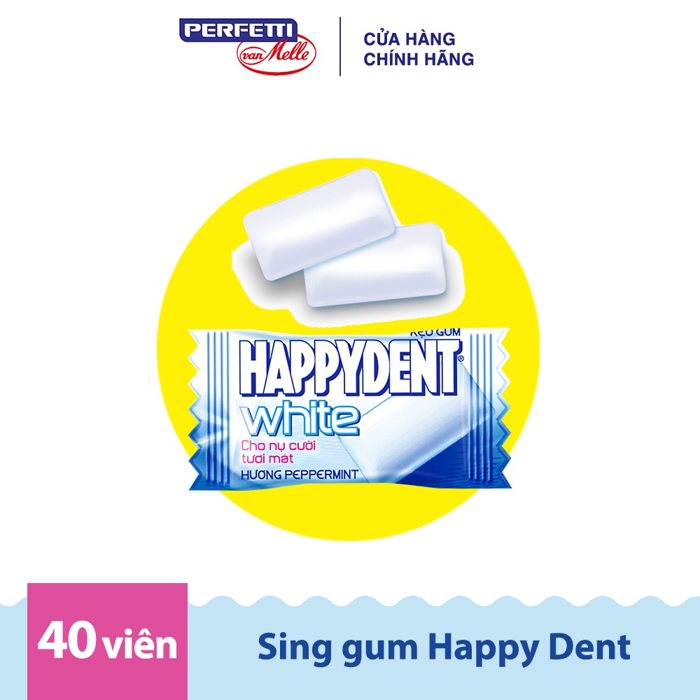 Sing gum Happy Dent (gói 40 viên)