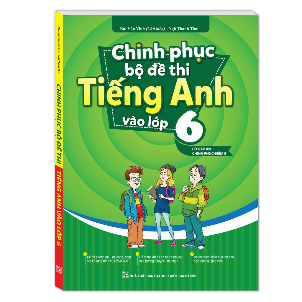 Sách - Chinh phục bộ đề thi Tiếng Anh vào lớp 6