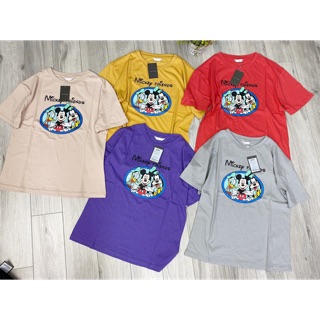 Áo thun in hình mickey xuất Hàn