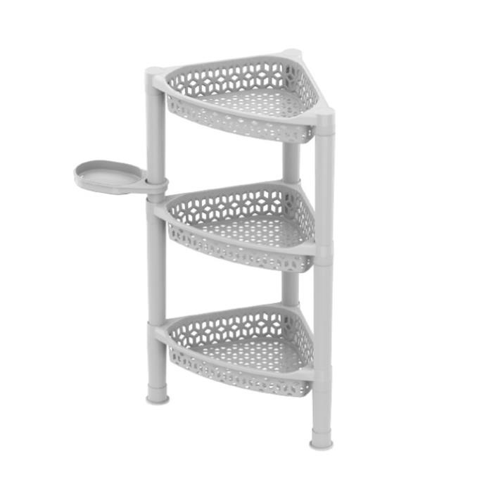 Kệ góc nhỏ 3 tầng tiện dụng Nhựa Duy Tân - Kích thước 33,5 x 23 x 59 cm
