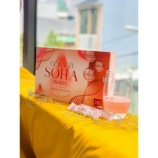 Collagen uống trắng da Soha White công nghệ Hàn mờ thâm sáng da