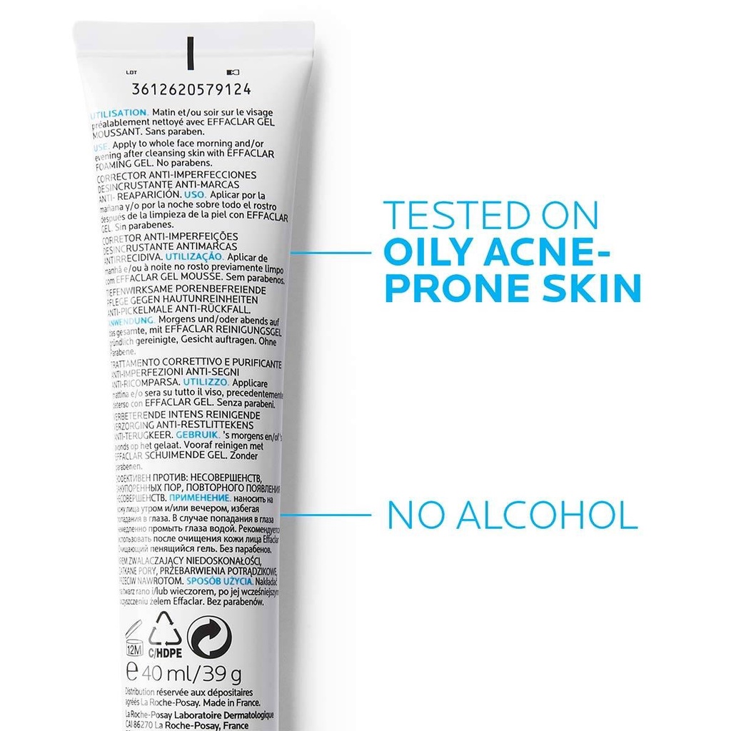 COMBO SỮA RỬA MẶT SVR  + KEM DƯỠNG LA ROCHE-POSAY EFFACLAR DUO+  sạch mụn, sáng da