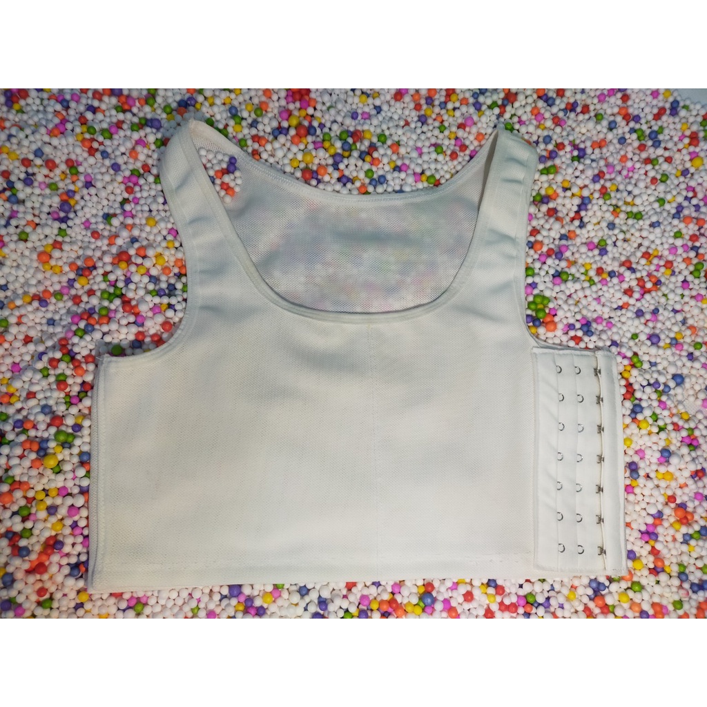 Áo nịt vải lưới siêu mát mùa hè móc gài hông không gen, viền nhỏ (A5) Tomboy Transguy | BigBuy360 - bigbuy360.vn