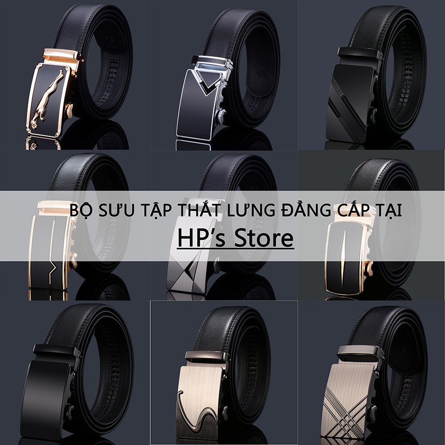 Thắt lưng nam đẹp chất liệu da bò thật - Dây nịt nam cao cấp bản rộng 3.5cm, mặt khóa hợp kim khóa tự động MSP TL101