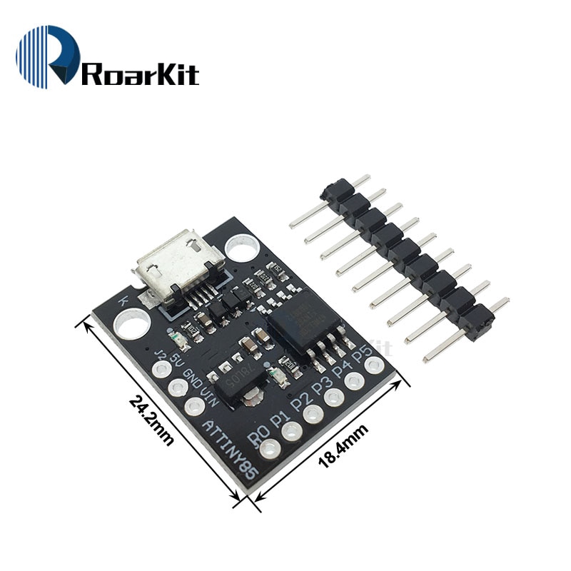 Digispark kickstarter miniature minimal Development Board ATTINY85 Module for Arduino usb ATtiny13A/ATtiny25/ATtiny45 connector