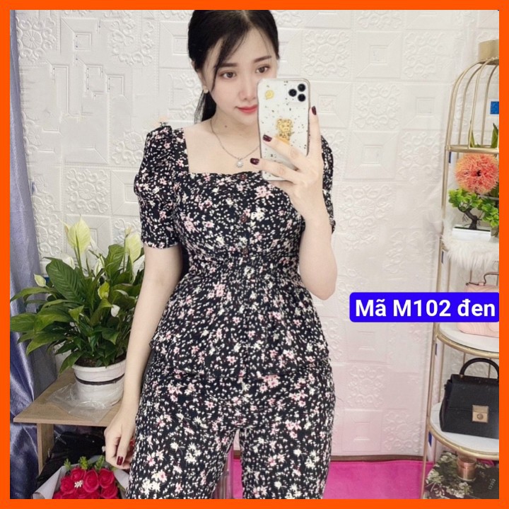 [MÃ M102] [ SALE SỐC] Đồ Bộ Mặc Nhà ĐẸP Kiểu Nữ Siêu xinh Chất Đũi Xốp Lên Fom Siêu Đỉnh - Mã Số M102