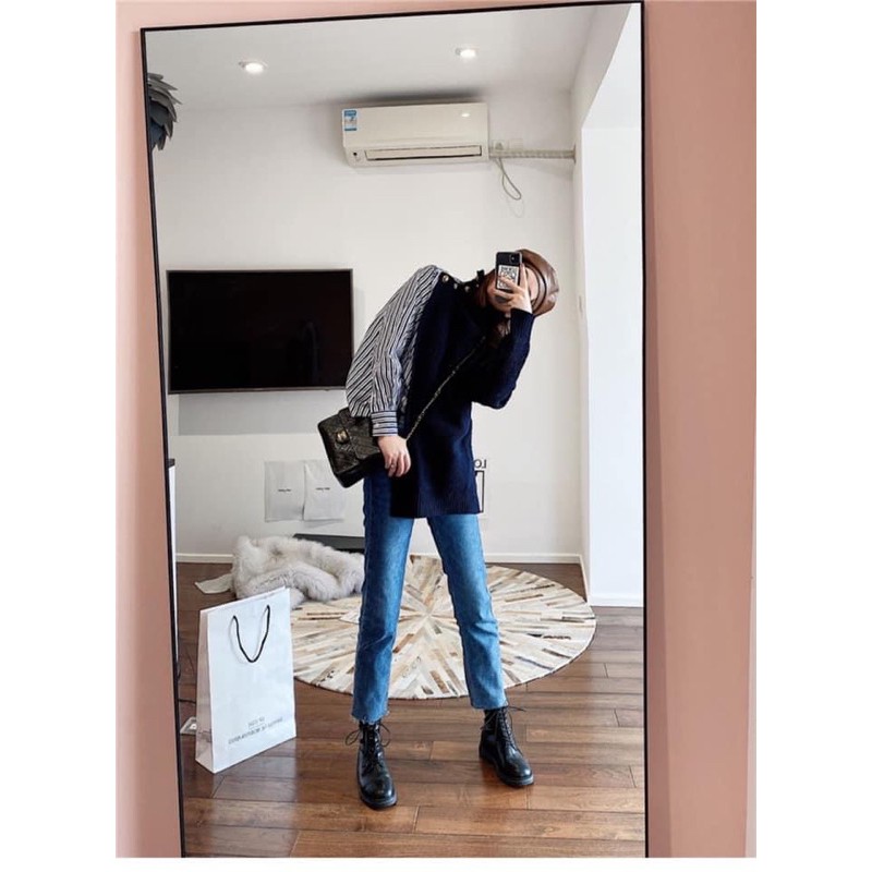 BỐT DA CAO CỔ BUỘC DÂY GIÀY BỐT THỜI TRANG NỮ | BigBuy360 - bigbuy360.vn