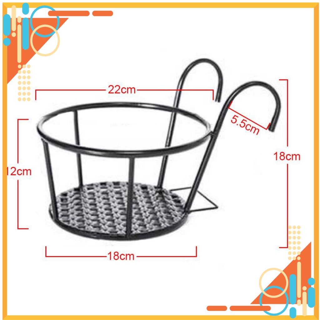 Giỏ Treo Chậu Hoa💚 Ban Công Đa Năng, Điểm Xuyến Cho Ngôi Nhà Của Bạn XRT