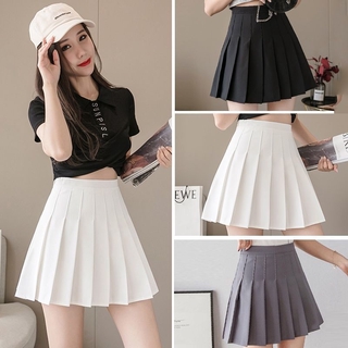 Chân váy xếp ly dáng chữ A lưng cao thời trang mùa hè cho nữ D195