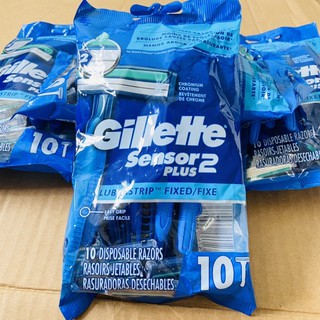 (Hàng Mỹ) Dao/Lưỡi cạo râu 2/5 lưỡi - Gillette Sensor Plus 2 - Gillette Proglide