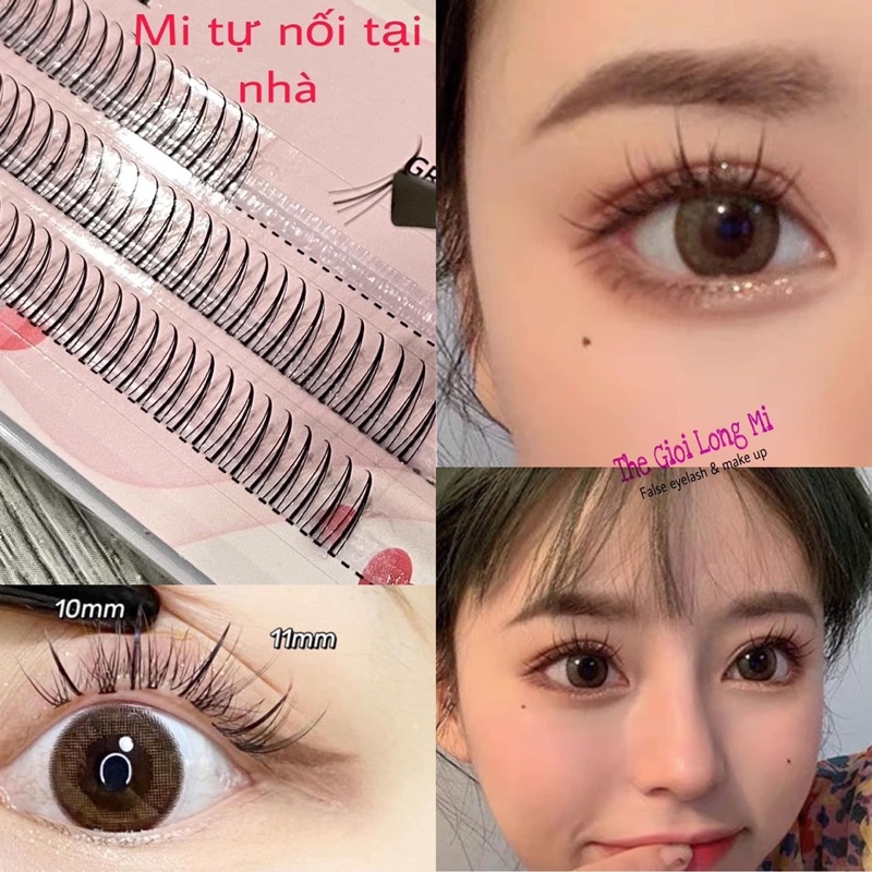 set mi giả tự nối 3 in 1 ( tặng kèm keo và nhíp )