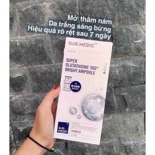 Huyết thanh truyền trắng Neogen Sur.Medic + Super Glutathione 100 Bright Ampoule