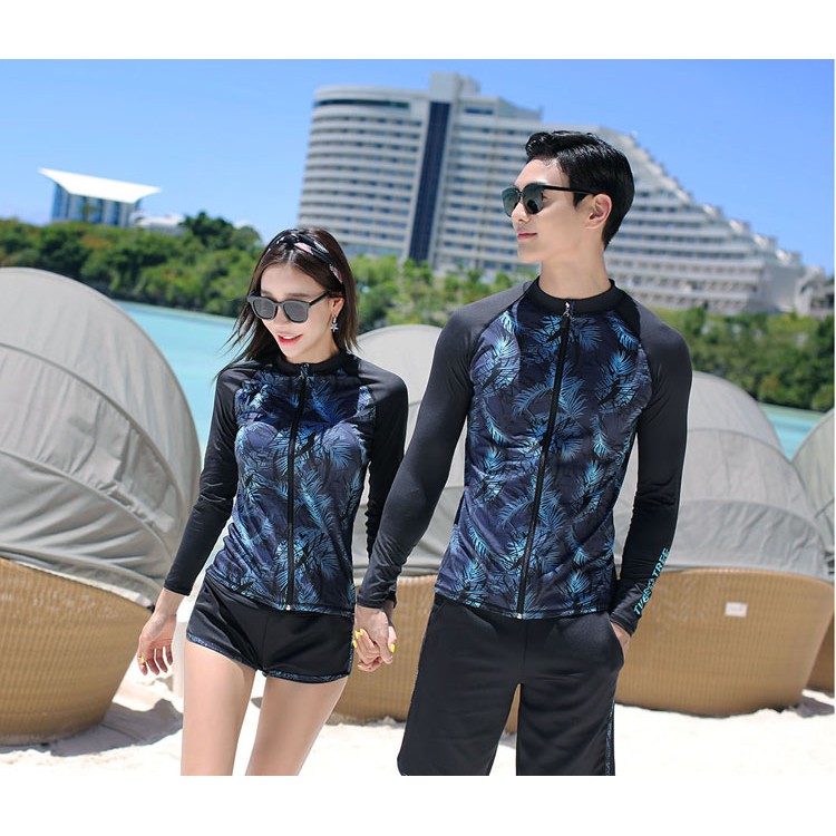 Đồ bơi nam tay dài có dây kéo | BigBuy360 - bigbuy360.vn