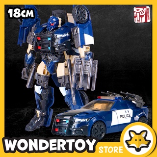 Mô hình Transformers Barricade YS-05 The Last Knight Robot Biến Hình Xe Cảnh Sát 18cm - Hãng BMB