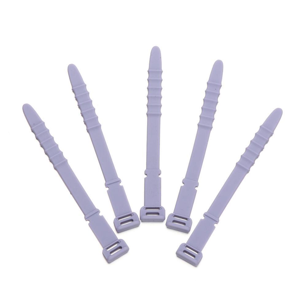 Set 5 Dụng Cụ Quấn Dây Cáp USB Hình Xương Cá Mềm Mại