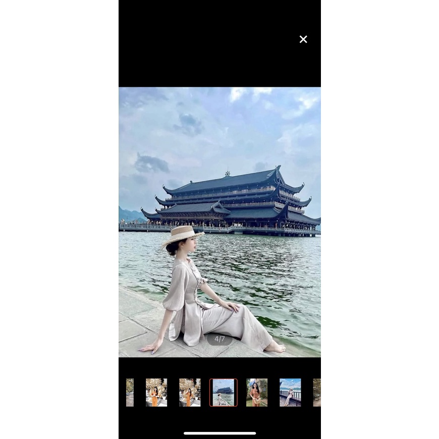ĐỒ LAM ĐI CHÙA CAO CẤP MẪU LỤA PHI TUYẾT TAY PHỒNG
