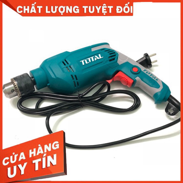 MÁY KHOAN ĐỘNG LỰC TOTAL TG108136 750W FREE MỦI KHOAN BÊ TÔNG CAO CẤP nguyên zin nhé các bác