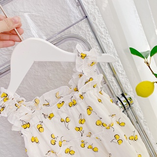 Váy 2 Dây Cherry Cho Bé Gái Chất Thô Cao Cấp