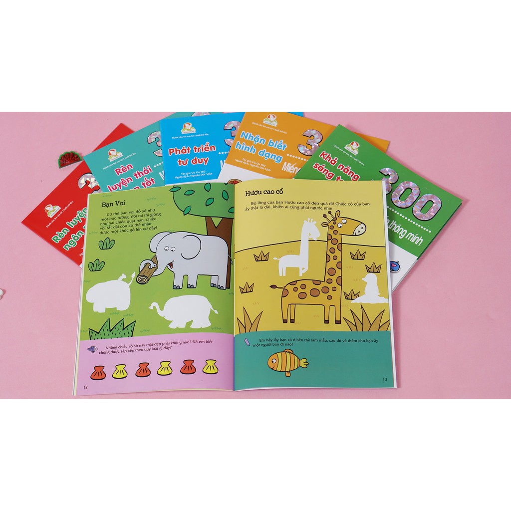 Sách - 300 miếng bóc dán thông minh