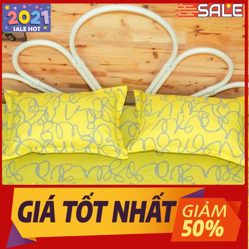 Xả kho Combo 2 vỏ gối nằm poly happiness mã VGPL012