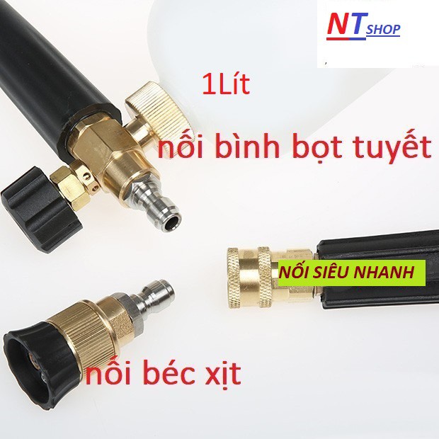 Khớp nối nhanh chống xoắn dây 1/4, khớp nối nhanh súng xịt rửa áp lực cao