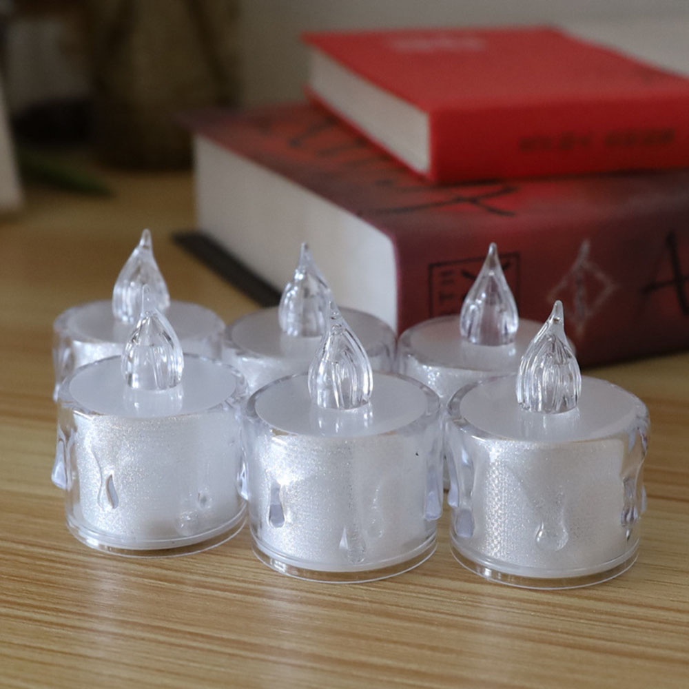 Đèn led hình nến trong suốt sáng tạo