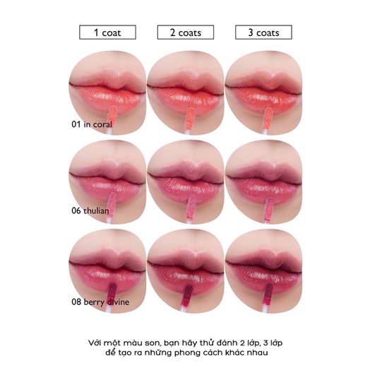 Son Tint Bóng, Siêu Lì Cho Đôi Môi Căng Mọng Romand Dewyful Water Tint 5g